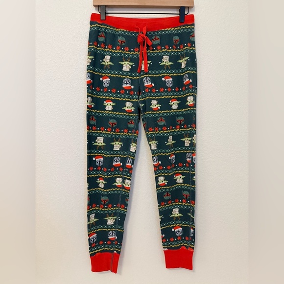 Hanna Andersson Star Wars PJ Set – Grogu Top S + Joggers M – Organic Cotton - Picture 6 of 9